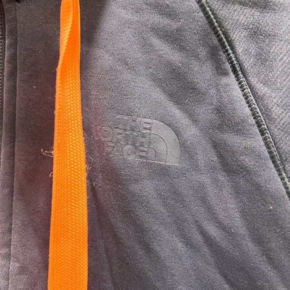 The North Face Men's Navy Jacket with Orange Accents - Picture 2 of 3